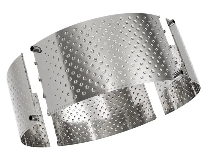 Clamp-on thermal panel on industrial vessel